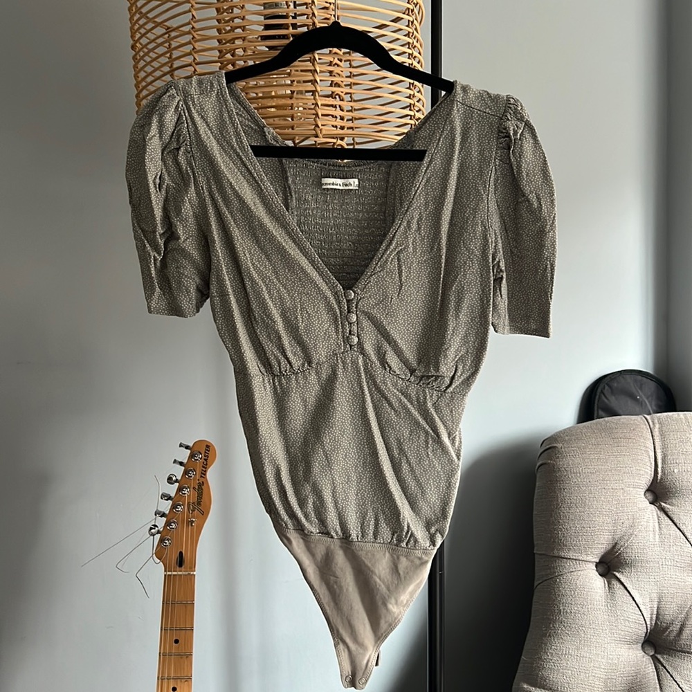 A&F polka dot bodysuit